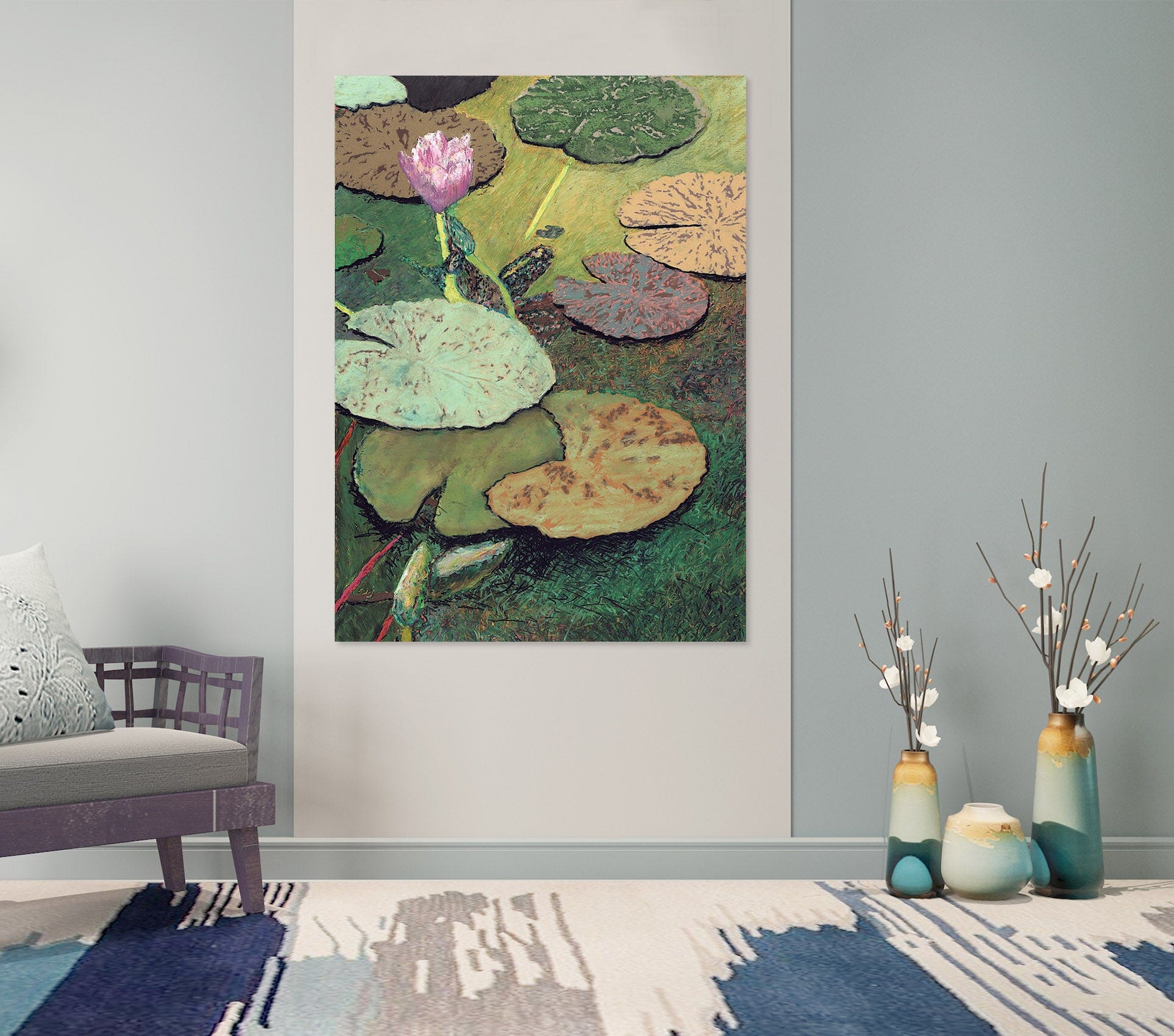 3D Emerald Pond 300 Allan P. Friedlander Wall Sticker Wallpaper AJ Wallpaper 2 