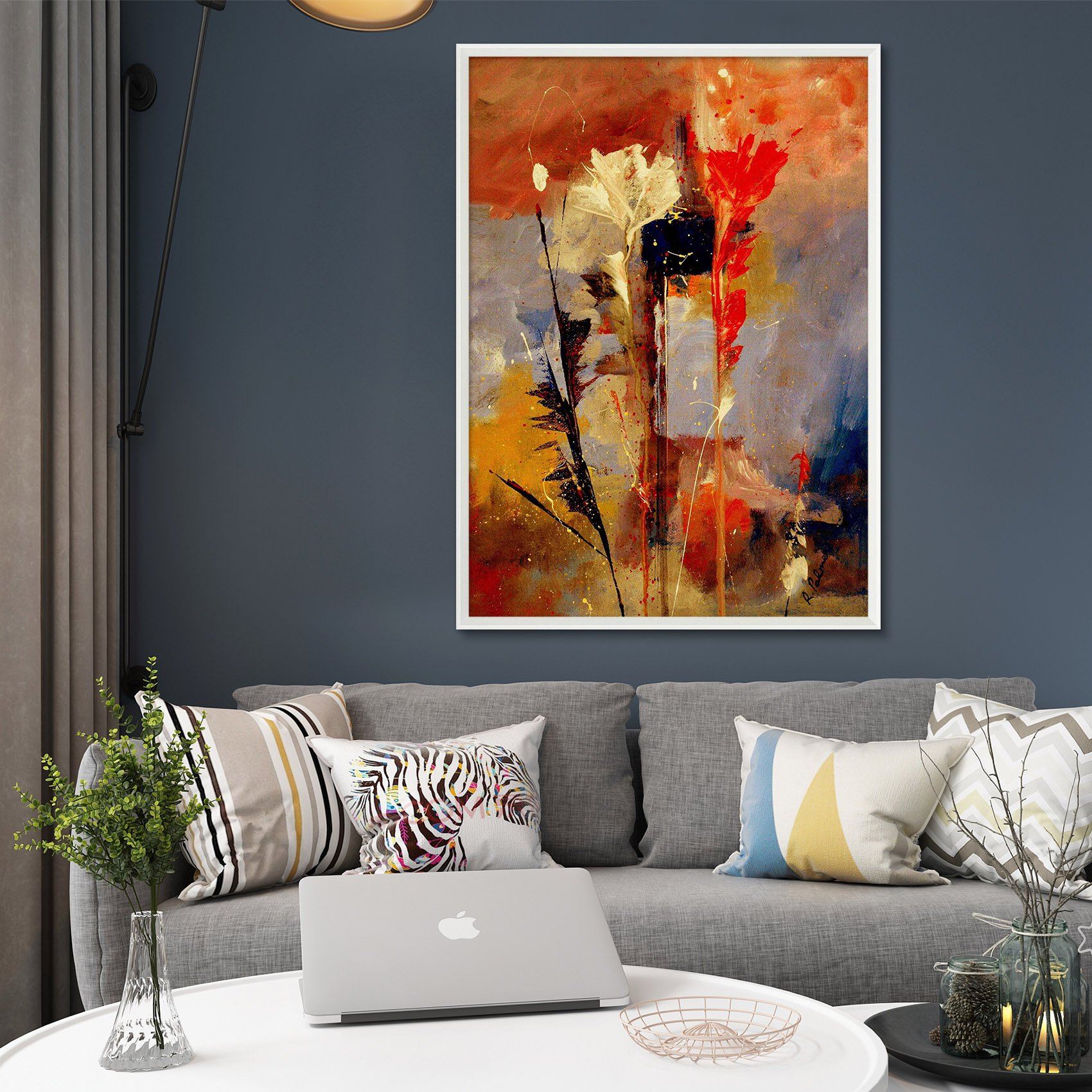 3D Sway Painting 125 Fake Framed Print Painting Wallpaper AJ Creativity Home 