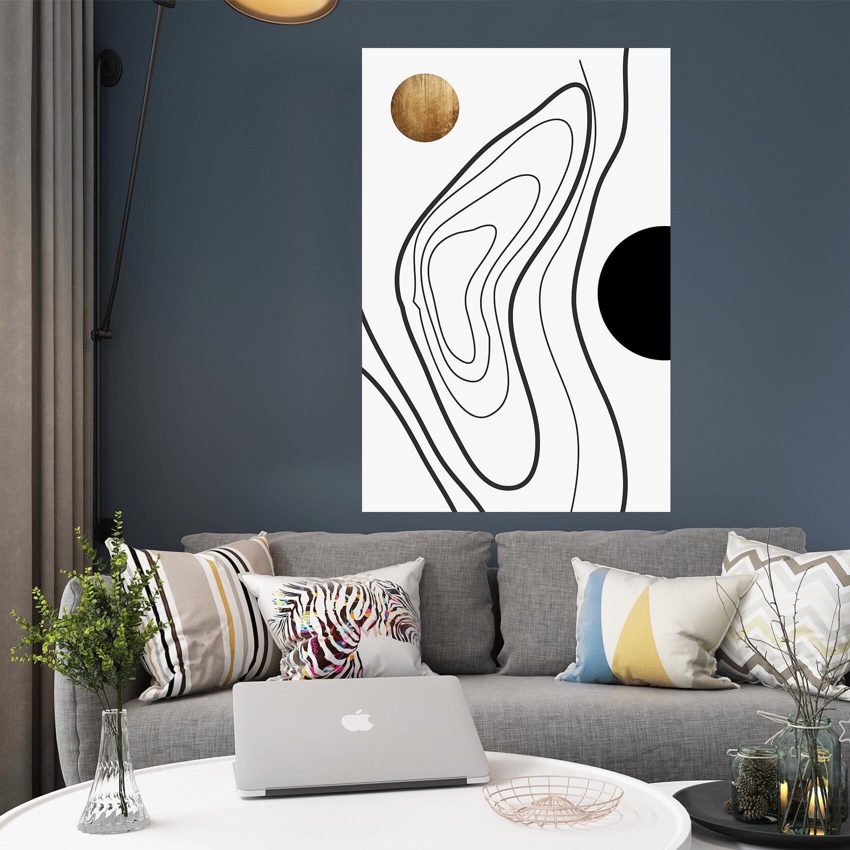 3D Sketch Lines 185 Boris Draschoff Wall Sticker Wallpaper AJ Wallpaper 2 
