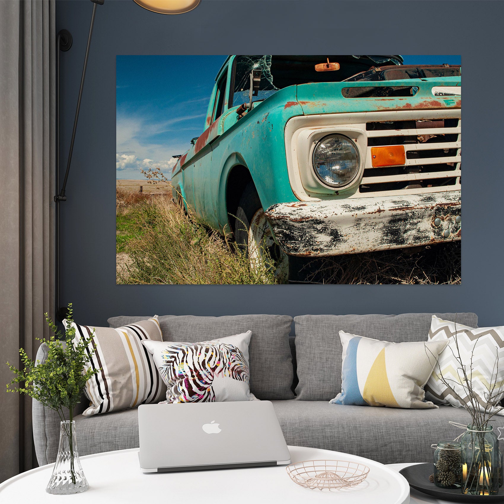 3D Outdoor Pickup Truck 4001 Beth Sheridan Wall Sticker