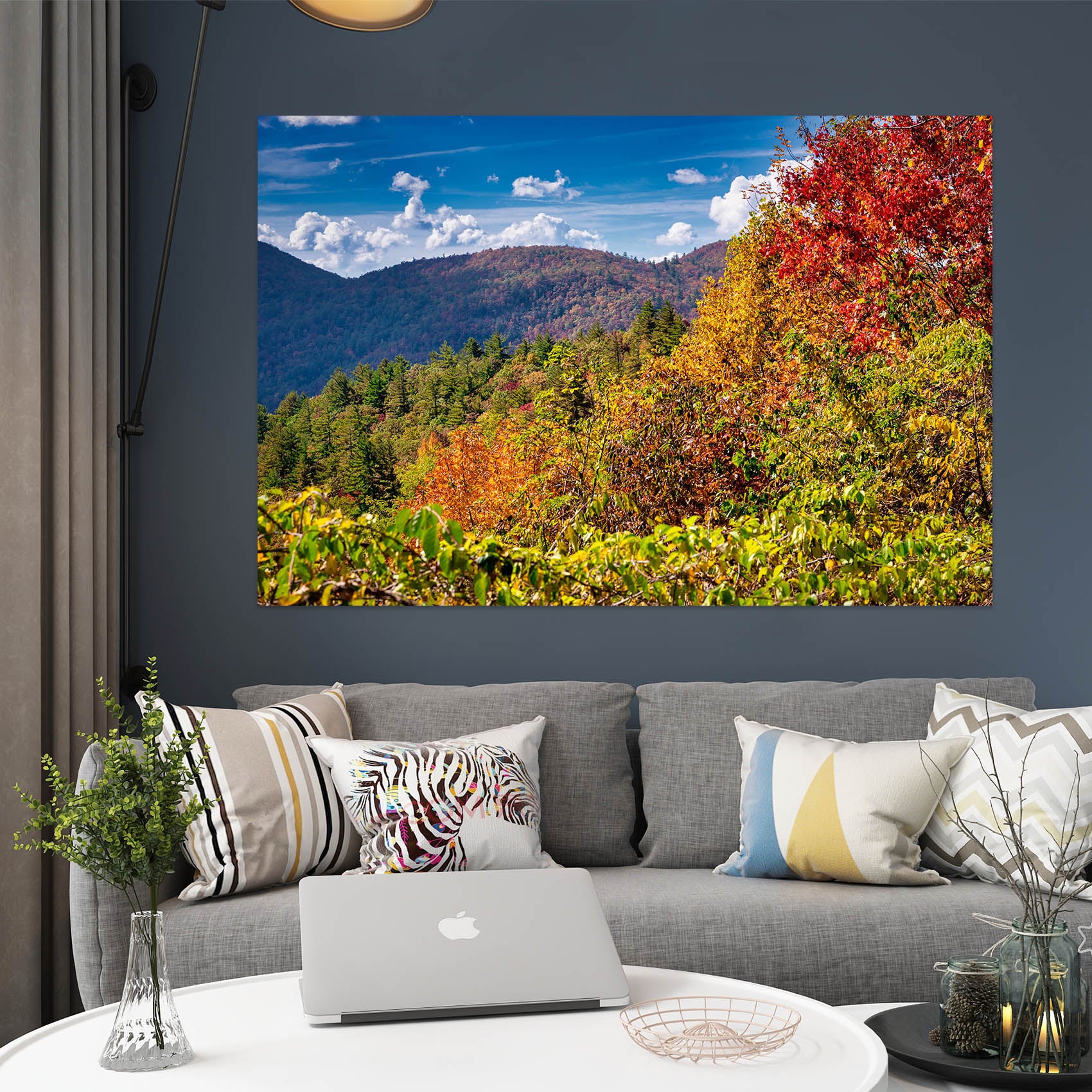3D Mountain Forest 4049 Beth Sheridan Wall Sticker