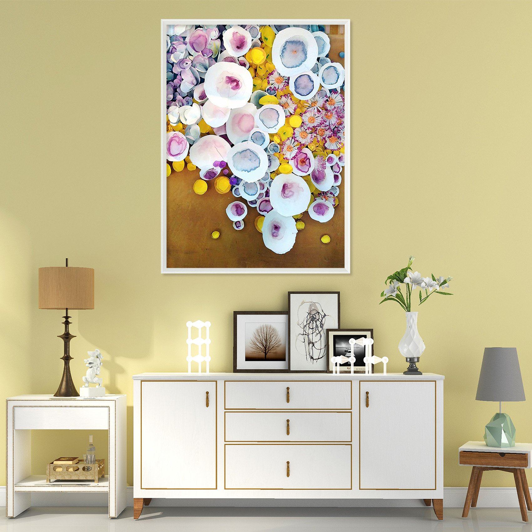 3D Art Shells 093 Fake Framed Print Painting Wallpaper AJ Creativity Home 