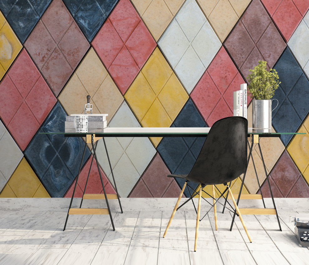 3D Red Diamond WG306 Wall Murals