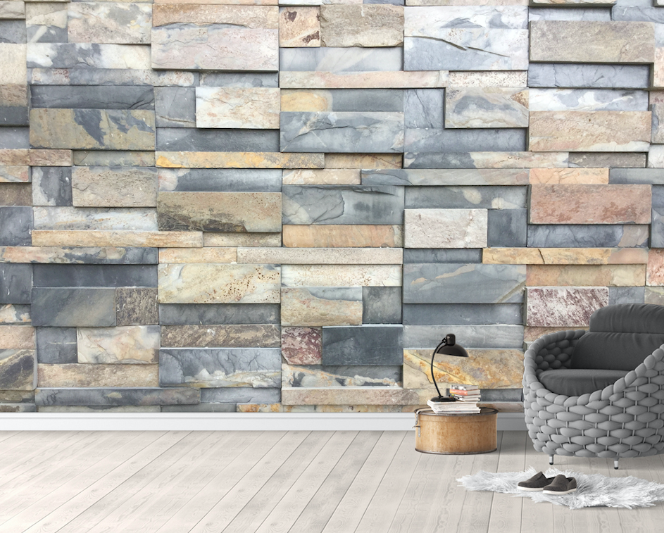 3D Stone Brick WG244 Wall Murals
