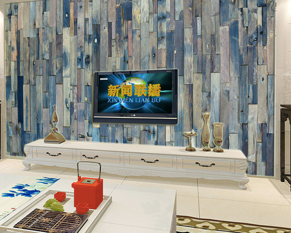 3D Vintage Wood WG105 Wall Murals