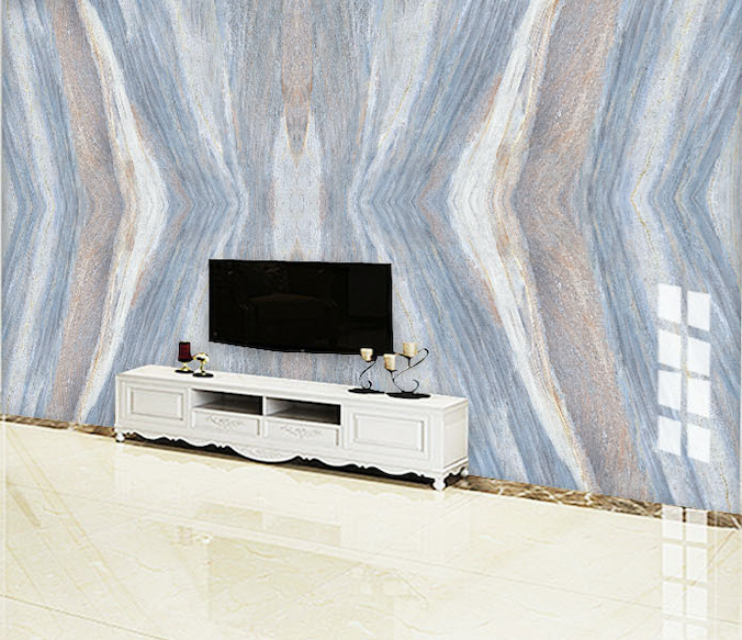 3D Blue Wall WG283 Wall Murals