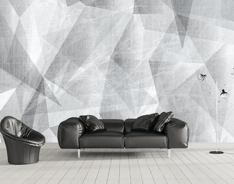 3D Grey Texture WG088 Wall Murals