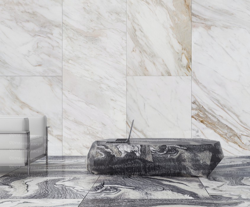 3D White Marble WG199 Wall Murals