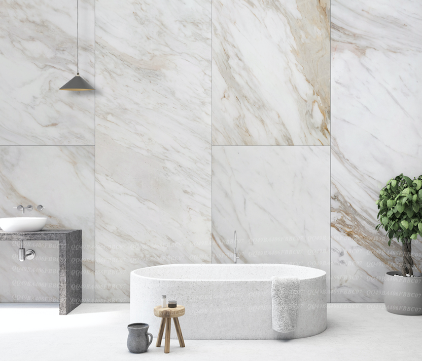 3D White Marble WG199 Wall Murals