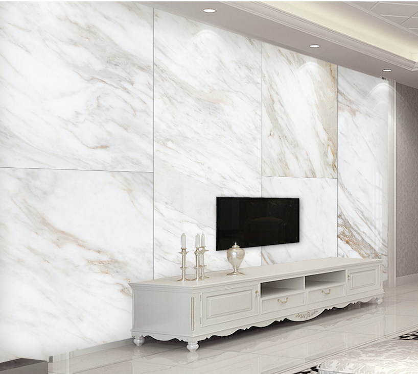 3D White Marble WG199 Wall Murals