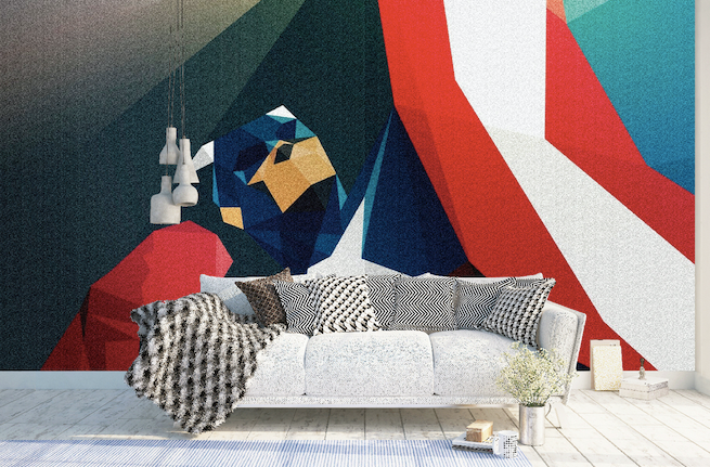 3D Color Pattern WG242 Wall Murals