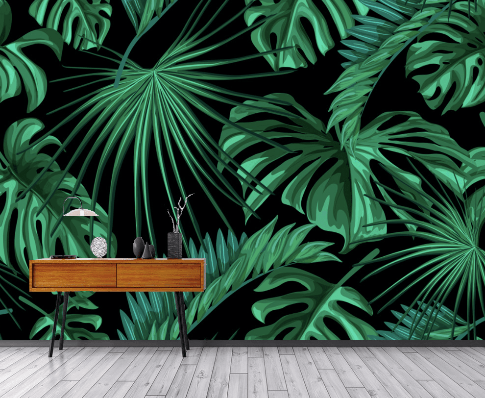 3D Forest Leaves WG309 Wall Murals Wallpaper AJ Wallpaper 2 