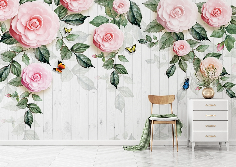 3D Flowers In Bloom WG310 Wall Murals