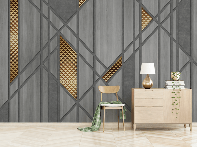 3D Grey Modern WG028 Wall Murals Wallpaper AJ Wallpaper 2 