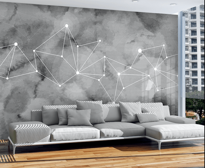 3D Triangle Tandem WG141 Wall Murals Wallpaper AJ Wallpaper 2 