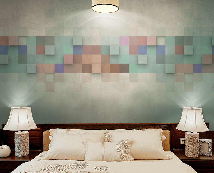 3D Colored Square WG297 Wall Murals Wallpaper AJ Wallpaper 2 