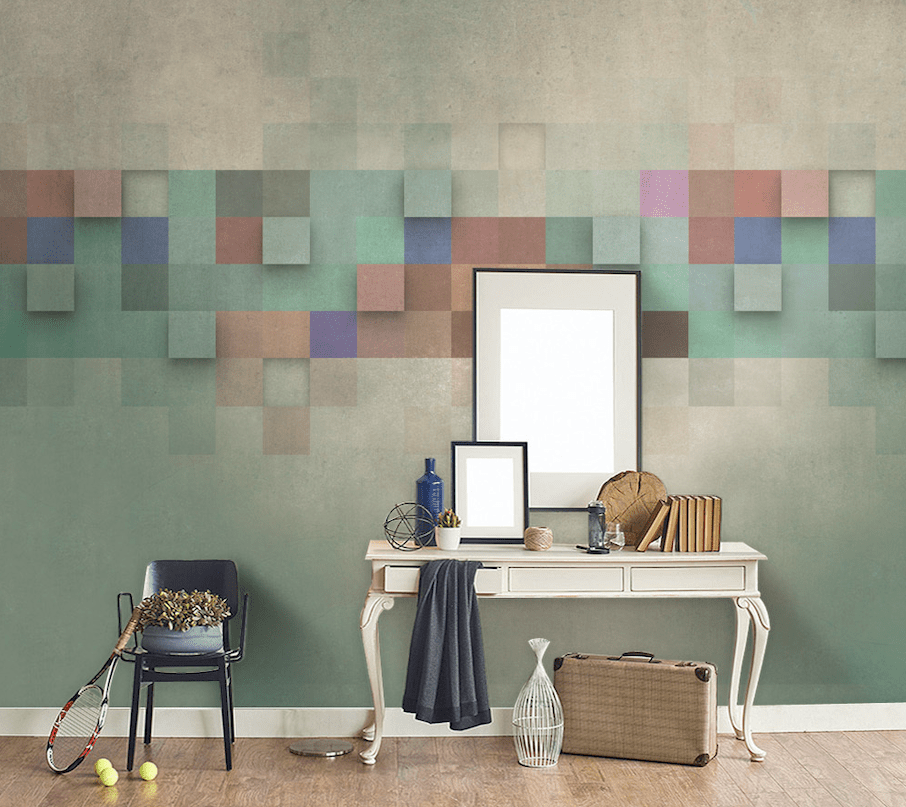 3D Colored Square WG297 Wall Murals Wallpaper AJ Wallpaper 2 