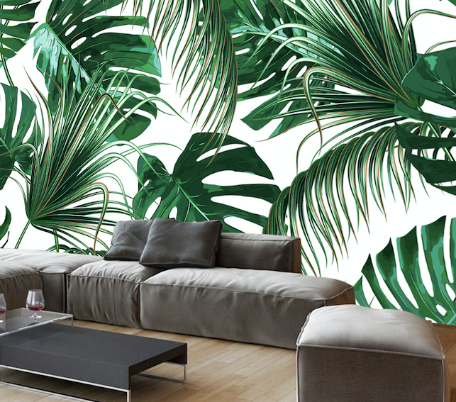 3D Forest Leaves WG283 Wall Murals