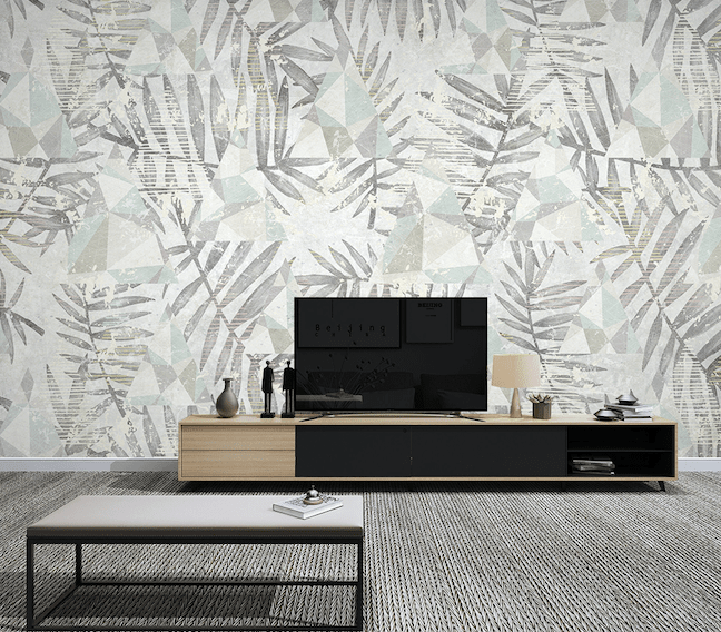 3D Leaf Pattern WG032 Wall Murals Wallpaper AJ Wallpaper 2 