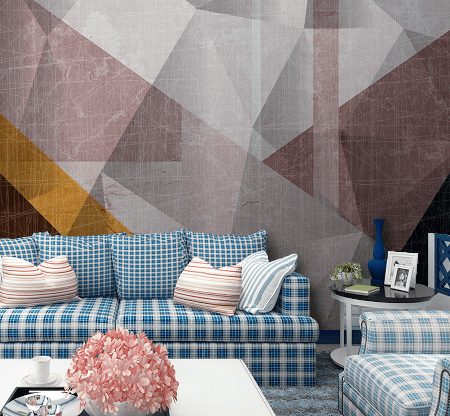 3D Modern Geometry WG059 Wall Murals Wallpaper AJ Wallpaper 2 