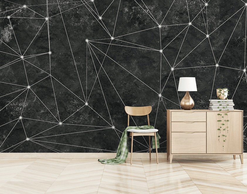 3D Triangle Light Spot WG092 Wall Murals Wallpaper AJ Wallpaper 2 