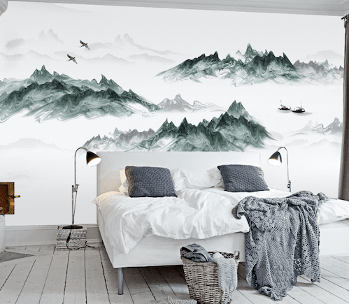 3D Deep Mountain River WG196 Wall Murals Wallpaper AJ Wallpaper 2 