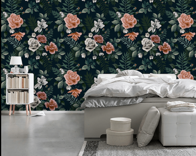3D Night Rose WG219 Wall Murals Wallpaper AJ Wallpaper 2 