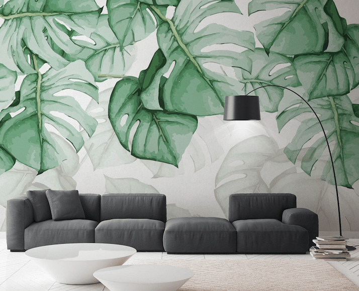 3D Green Plant WG238 Wall Murals Wallpaper AJ Wallpaper 2 