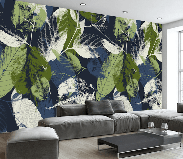 3D Green Leaf WG235 Wall Murals Wallpaper AJ Wallpaper 2 