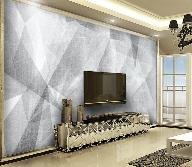 3D Grey Modern WG097 Wall Murals