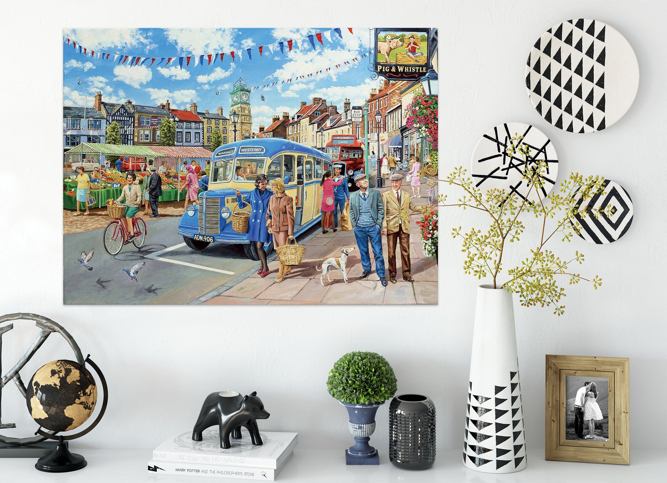 3D Country Bus Terminus 026 Trevor Mitchell Wall Sticker Wallpaper AJ Wallpaper 2 