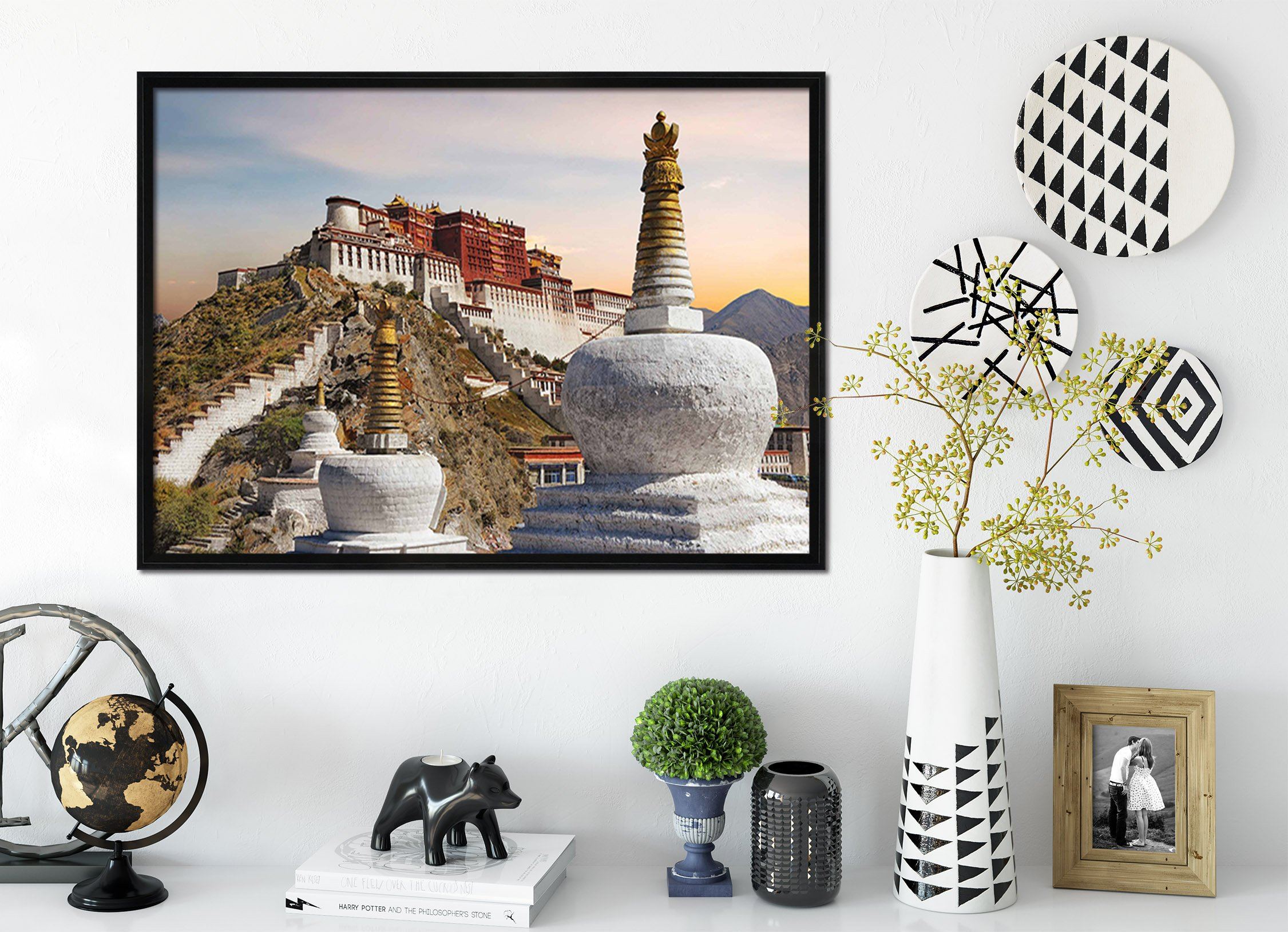 3D Beautiful Palace 080 Fake Framed Print Painting Wallpaper AJ Creativity Home 