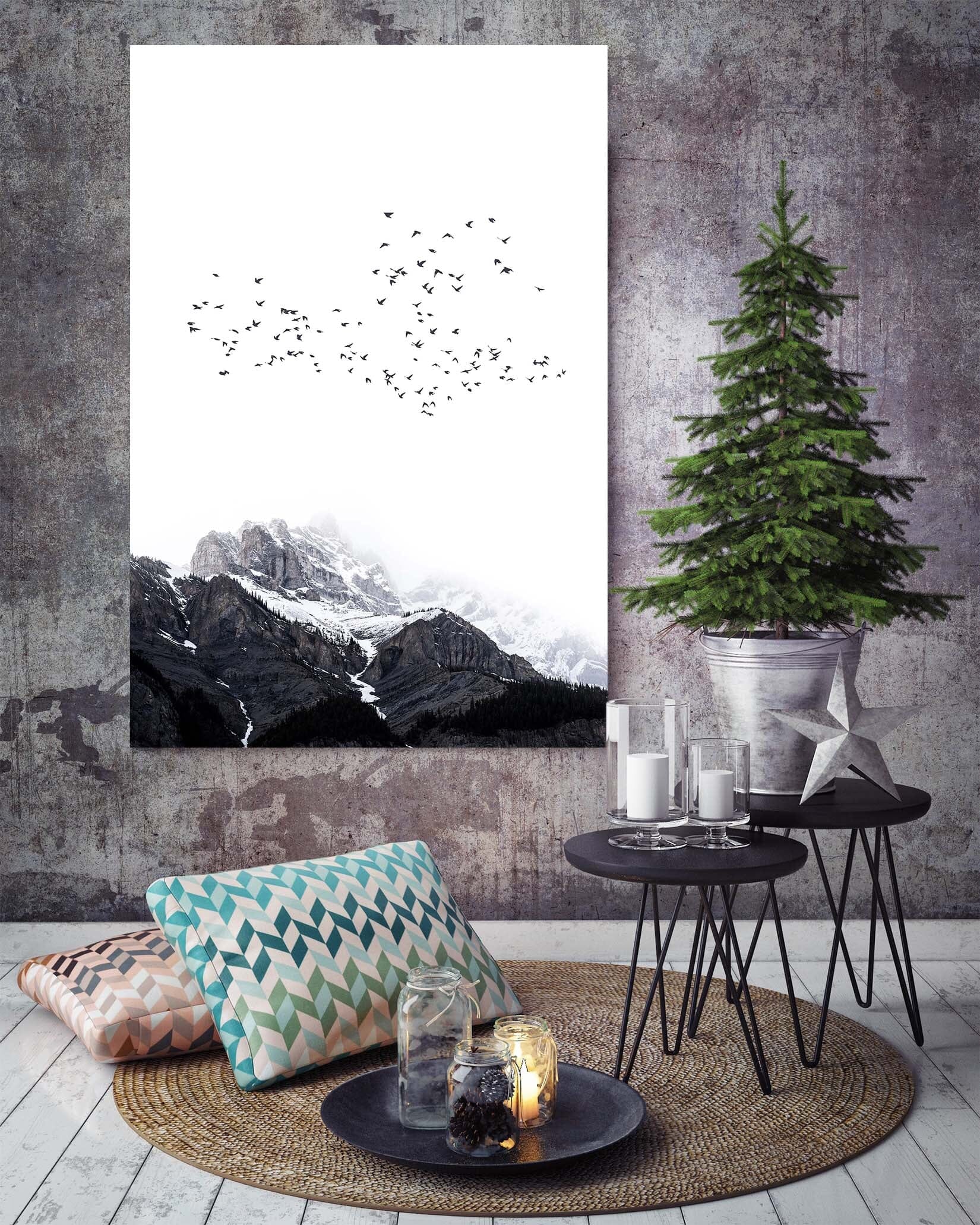 3D The Mountain 030 Boris Draschoff Wall Sticker Wallpaper AJ Wallpaper 2 