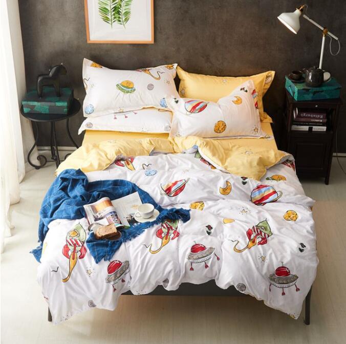 3D Space UFO 2162 Bed Pillowcases Quilt