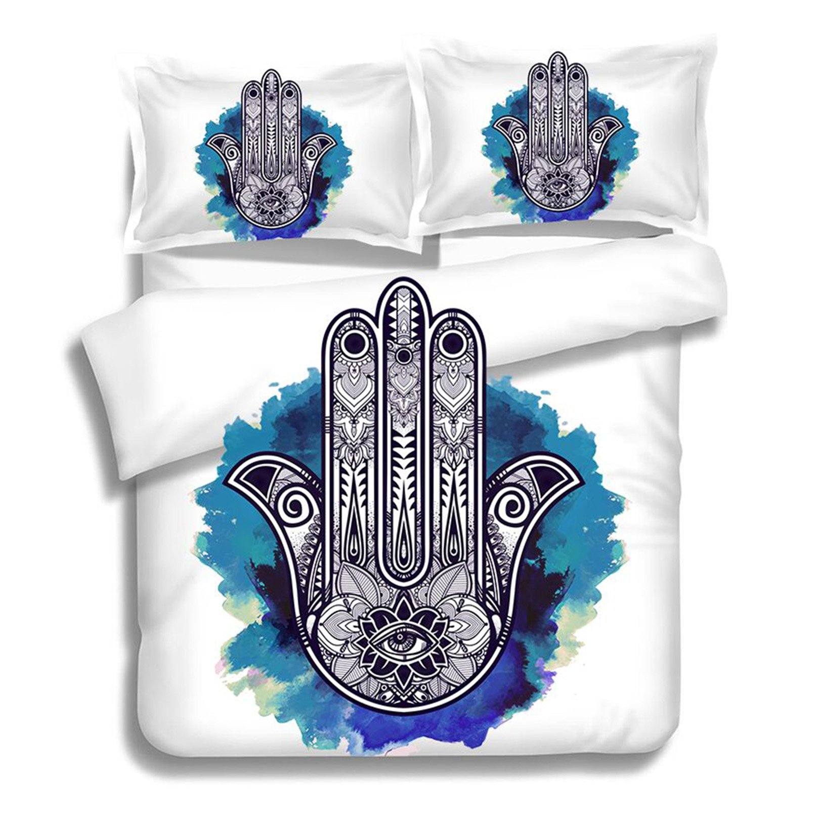 3D Ink Palm 161 Bed Pillowcases Quilt Wallpaper AJ Wallpaper 