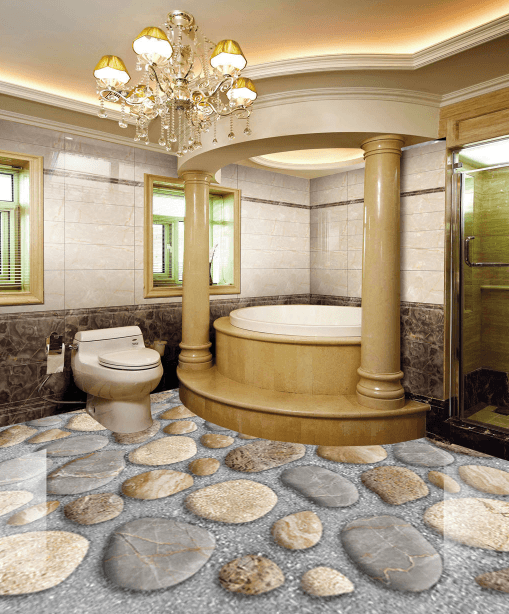 3D Stone 141 Floor Mural Wallpaper AJ Wallpaper 2 