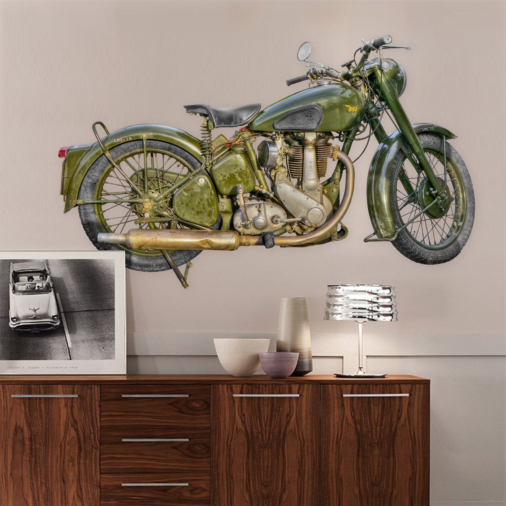 3D BSA 0133 Vehicles Wallpaper AJ Wallpaper 