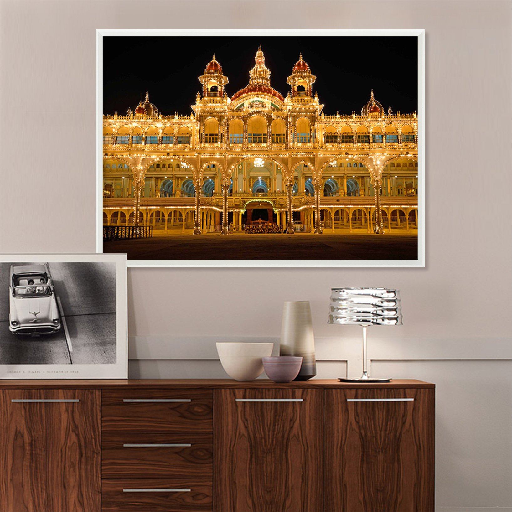 3D Beautiful Castle 100 Fake Framed Print Painting Wallpaper AJ Creativity Home 