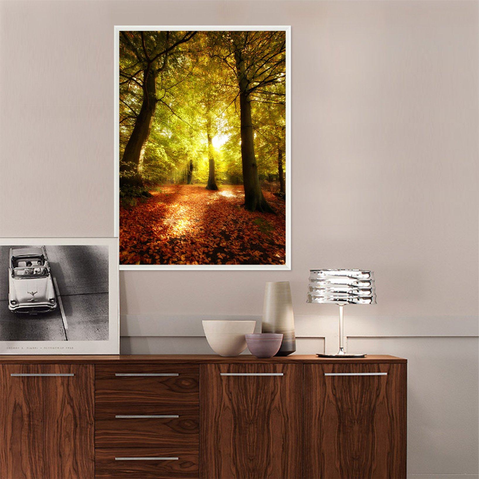 3D Sunny Shade 133 Fake Framed Print Painting Wallpaper AJ Creativity Home 