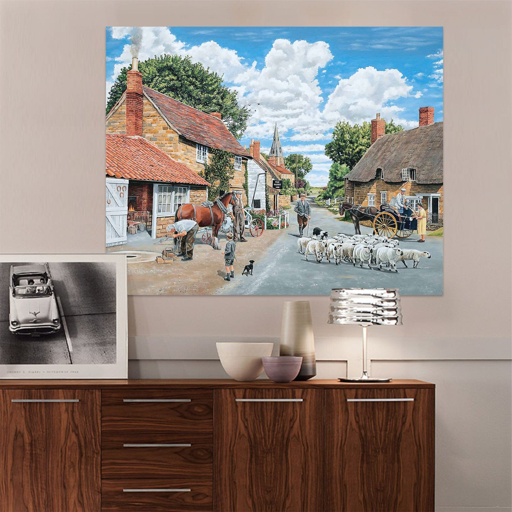 3D The Village Farrier 083 Trevor Mitchell Wall Sticker Wallpaper AJ Wallpaper 2 