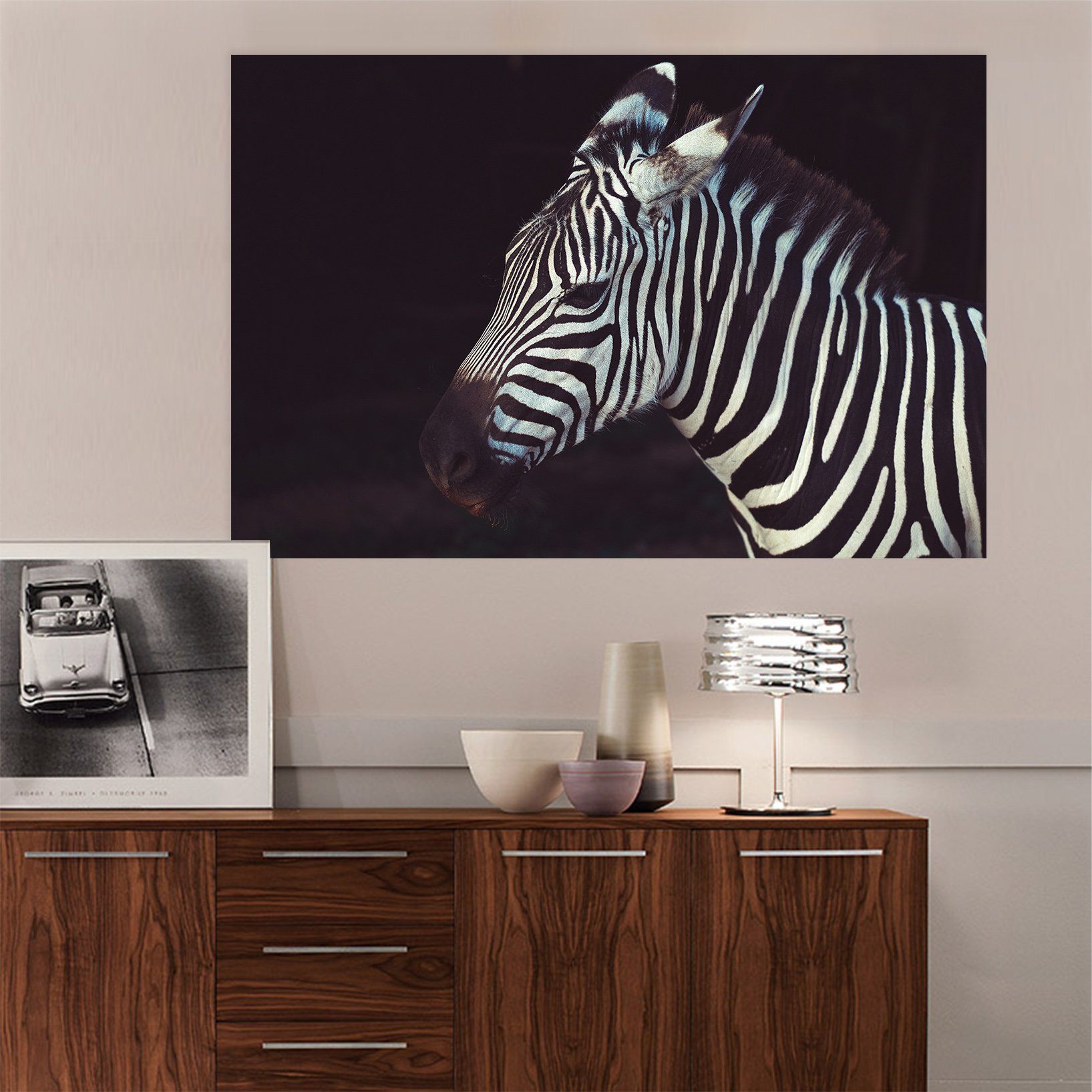 3D Zebra 13 Animal Wall Stickers Wallpaper AJ Wallpaper 2 