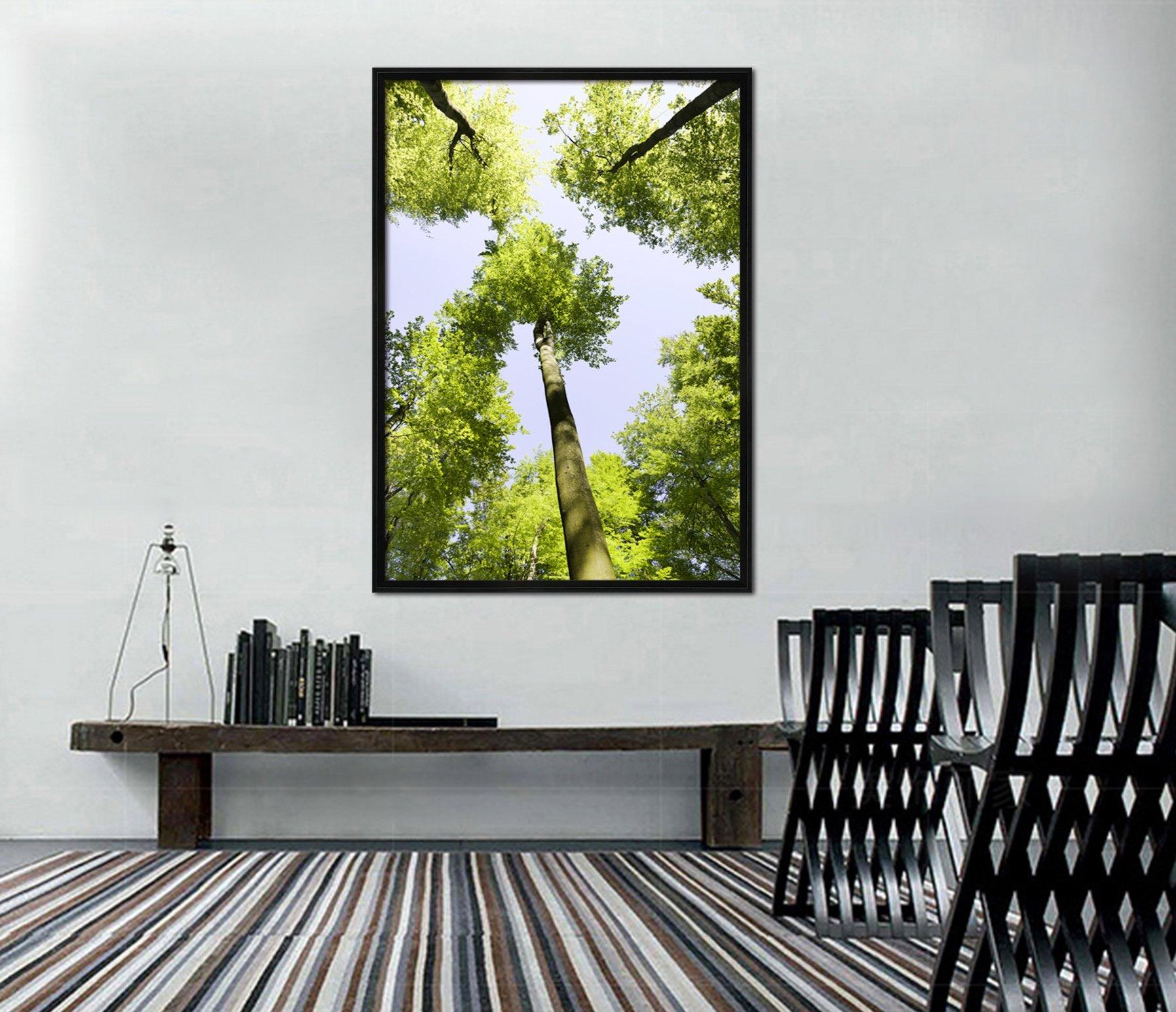 3D Big Tree 017 Fake Framed Print Painting Wallpaper AJ Creativity Home 