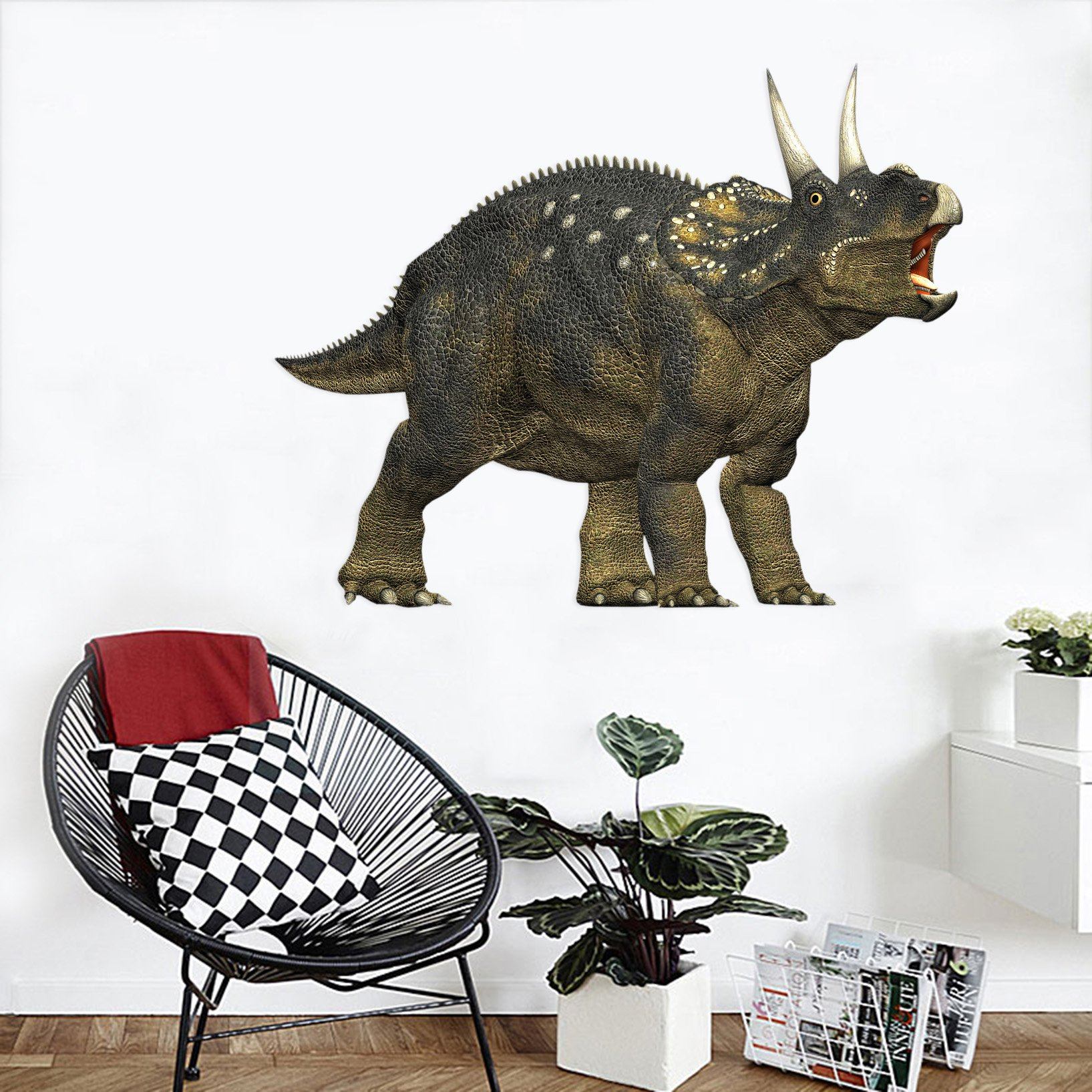 3D Open Mouth Dragon 222 Animals Wall Stickers Wallpaper AJ Wallpaper 