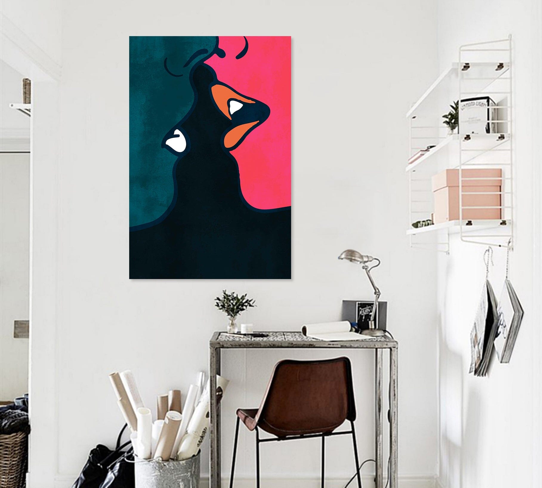 3D The Kiss 029 Boris Draschoff Wall Sticker Wallpaper AJ Wallpaper 2 