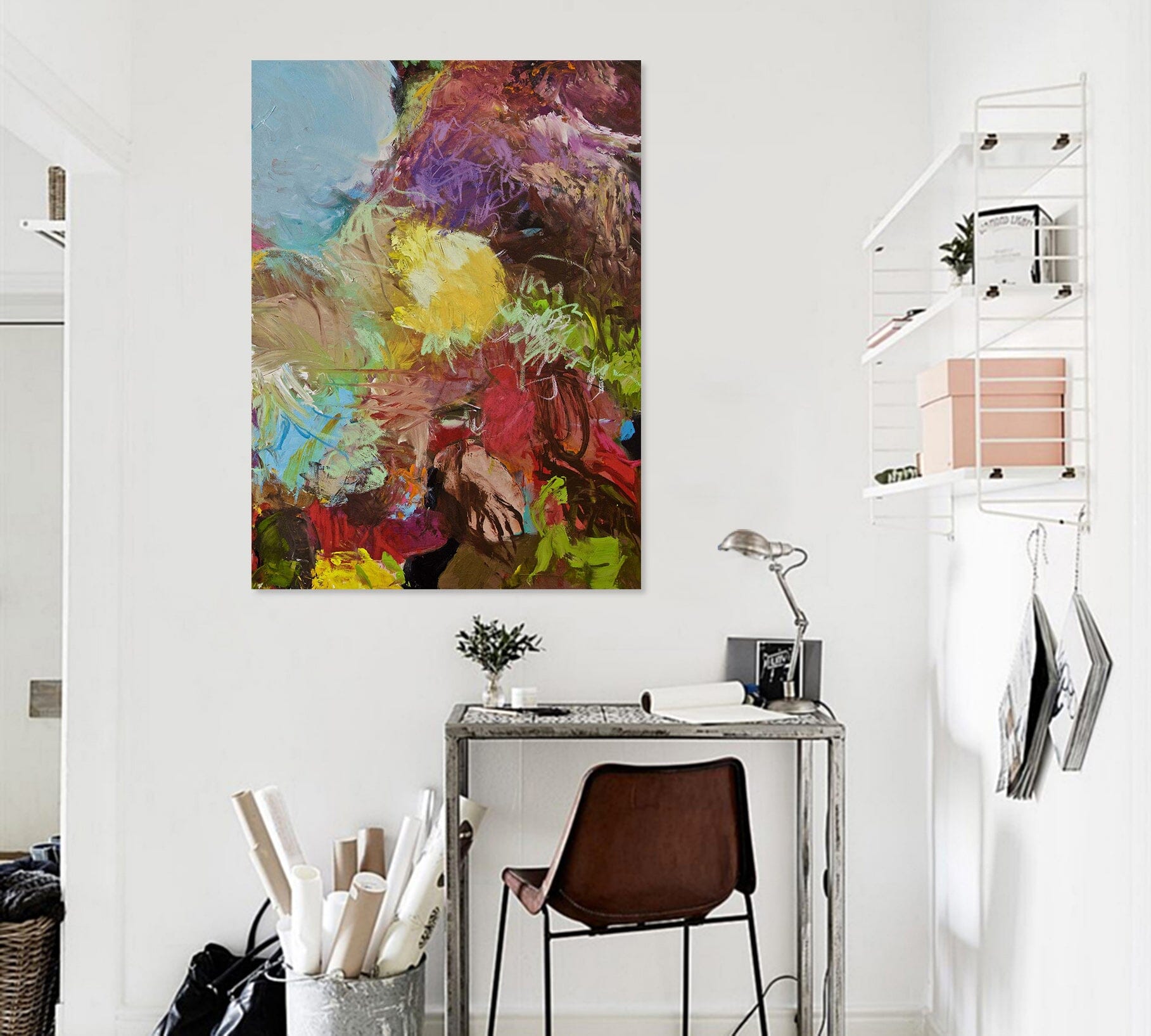 3D Painted Flowers 273 Allan P. Friedlander Wall Sticker Wallpaper AJ Wallpaper 2 