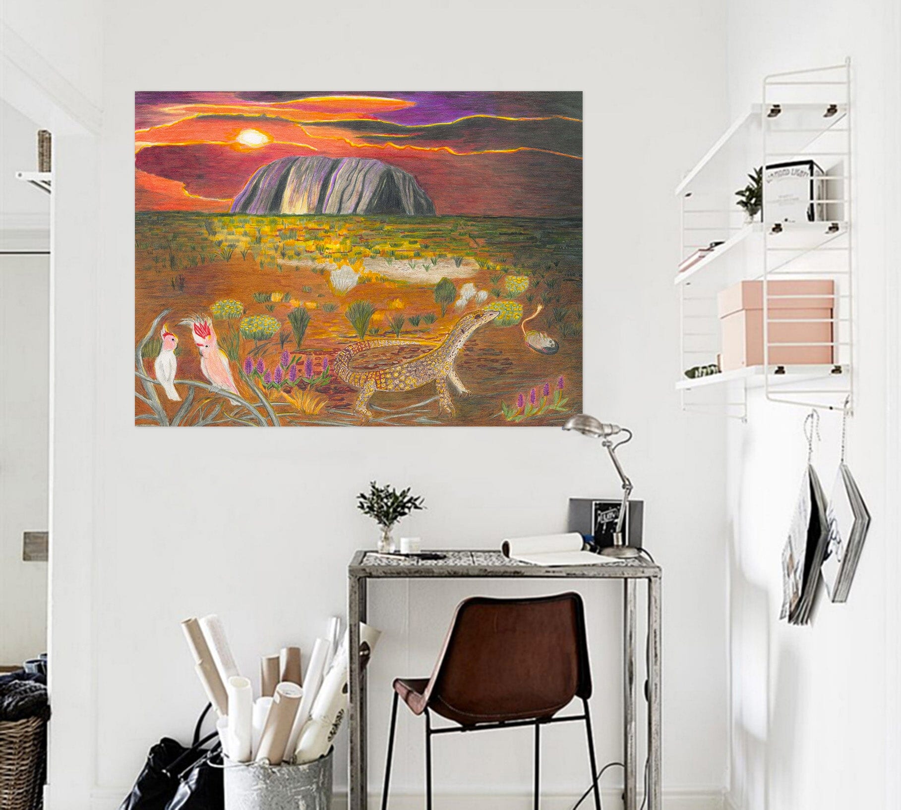 3D Sunset Steppe 023 Michael Sewell Wall Sticker Wallpaper AJ Wallpaper 2 
