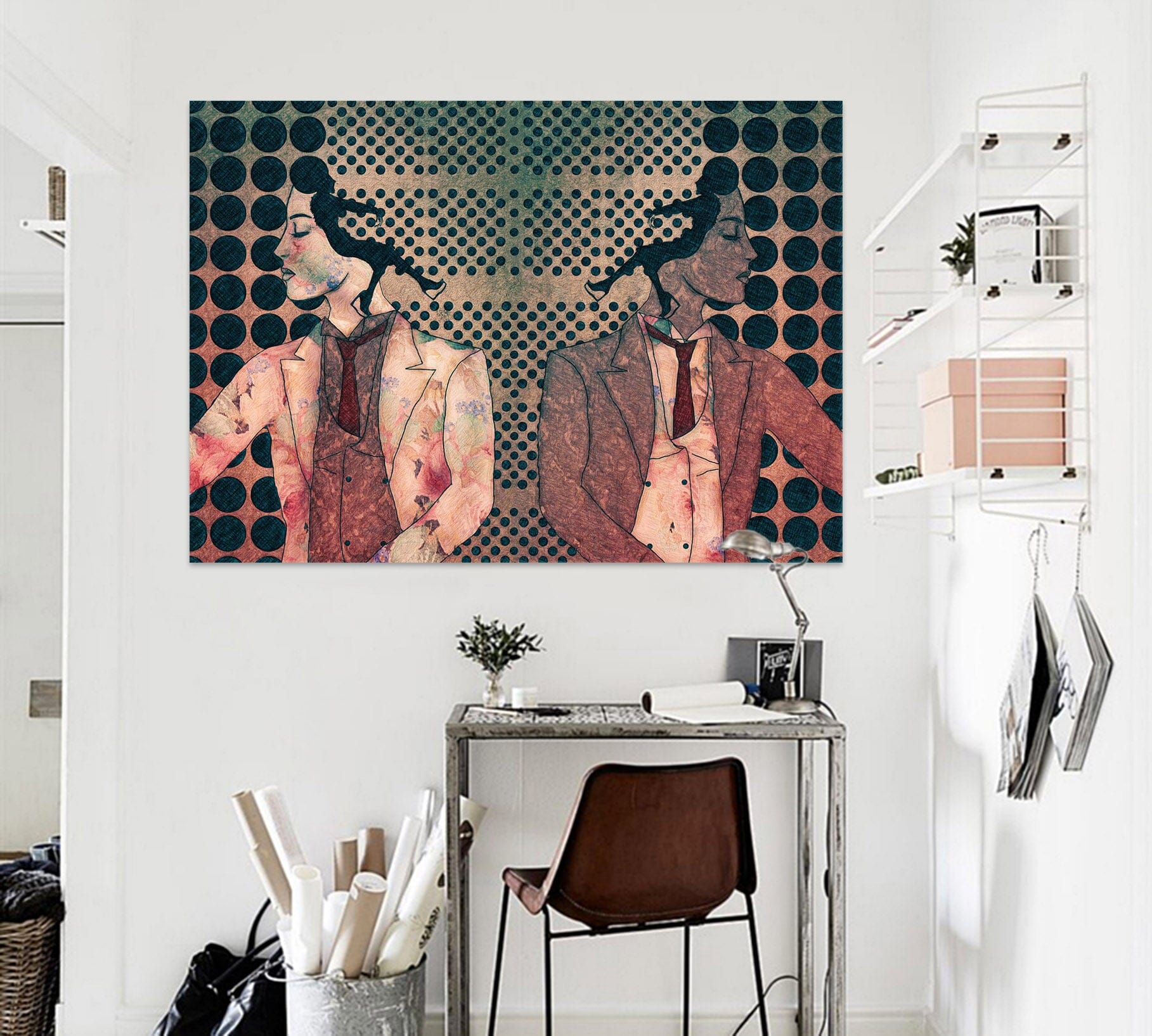 3D Suit Girl 012 Marco Cavazzana Wall Sticker Wallpaper AJ Wallpaper 2 