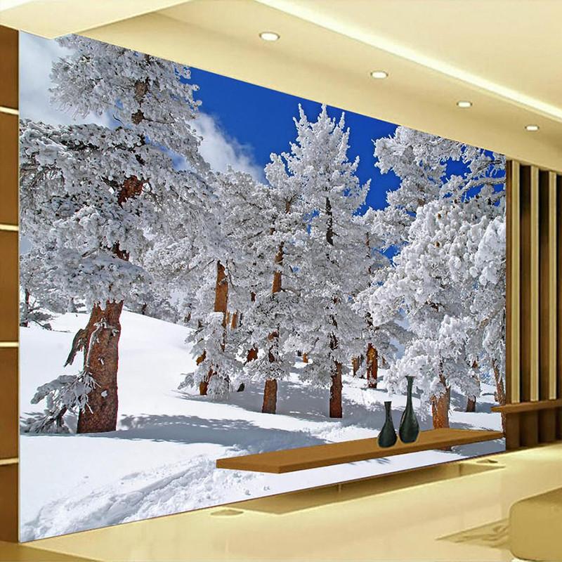 Snowy Forest 1 Wallpaper AJ Wallpaper 
