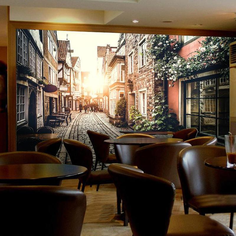 3D Sunny Alley 074 Wallpaper AJ Wallpaper 