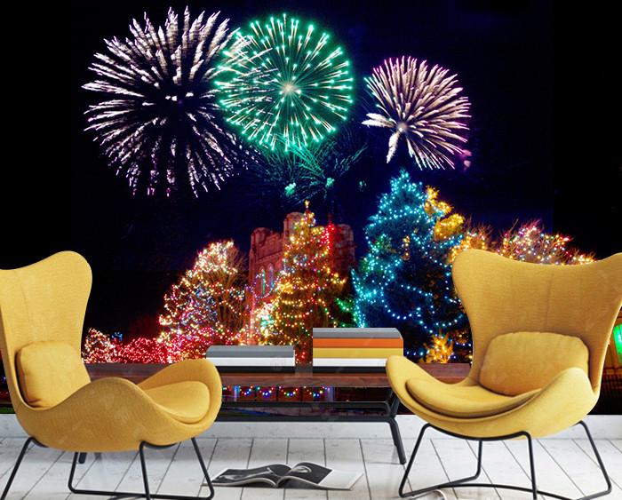 3D Christmas Firework 018 Wallpaper AJ Wallpaper 
